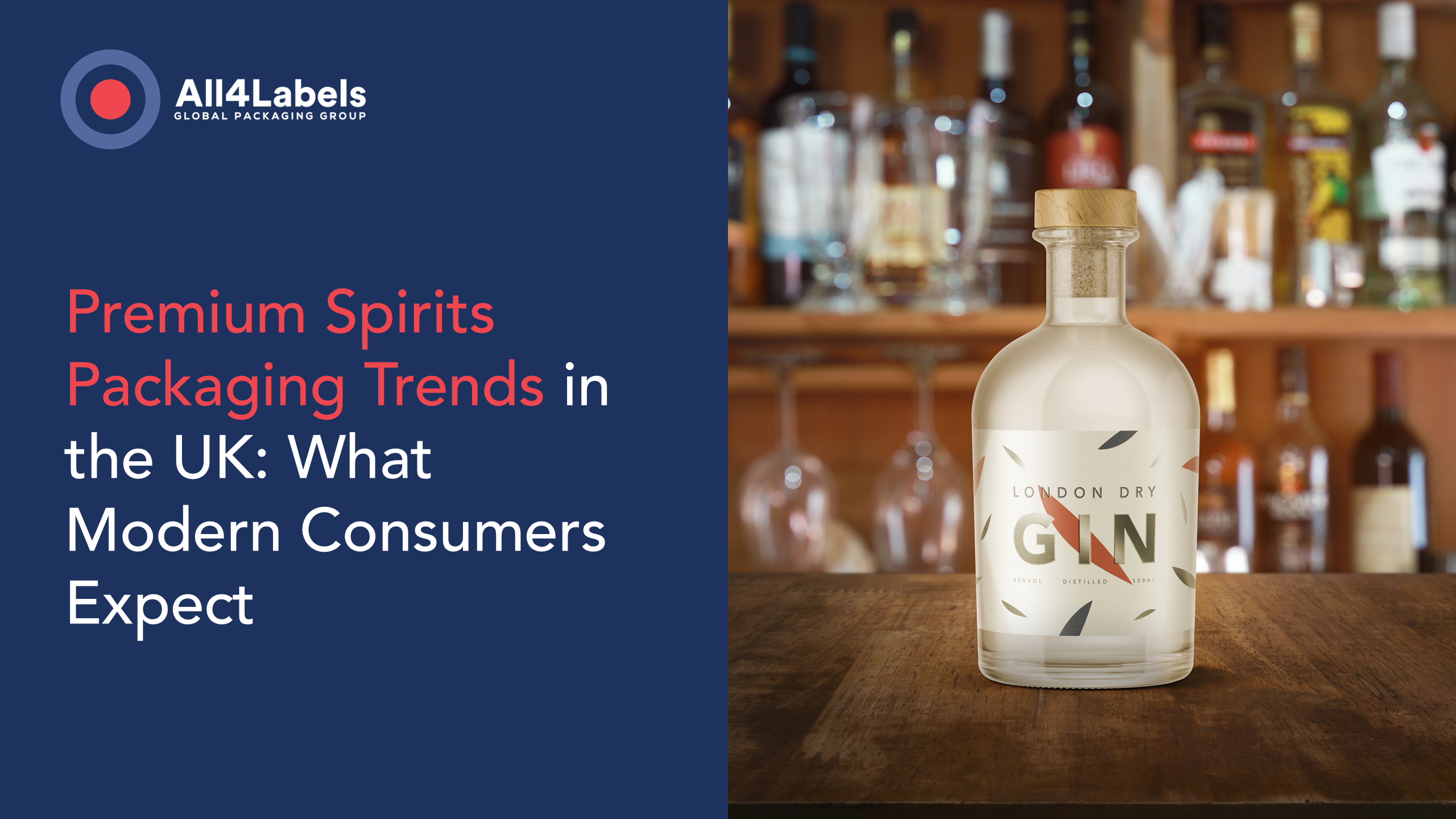 Premium spirits packaging